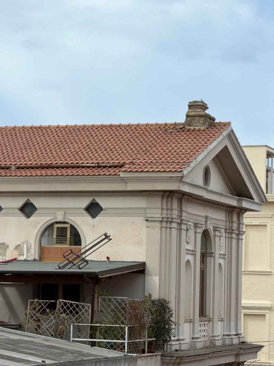 crollo croce chiesta salesiani civitavecchia vvf vigili fuoco pompieri 2