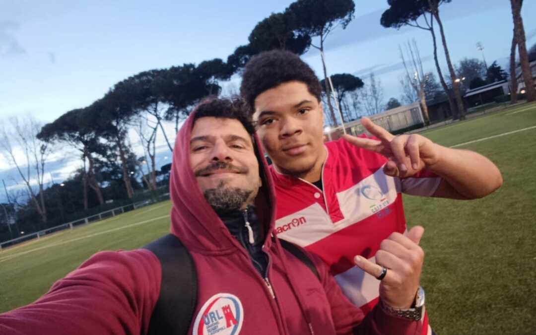 Matteo Storari della Rugby Litorale Etrusco all’Accademia Fir