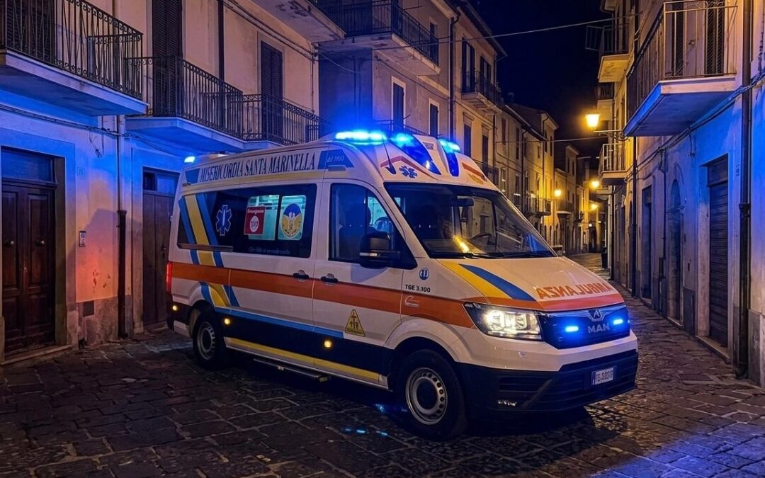 Si spara a Santa Marinella, salvato dalla Misericordia