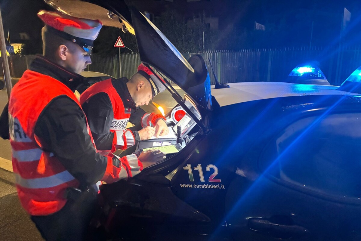 notte blocco alt Carabinieri (1)