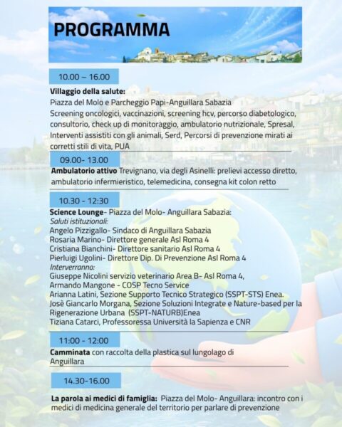 one health anguillara asl 4