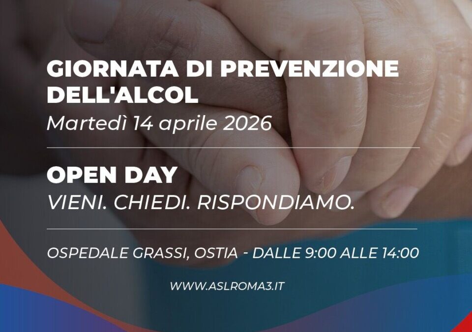 “Vieni, chiedi, rispondiamo”, la Asl Roma 3 per la prevenzione dai danni dell’alcool