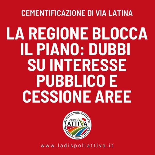 via latina ladispoli attiva