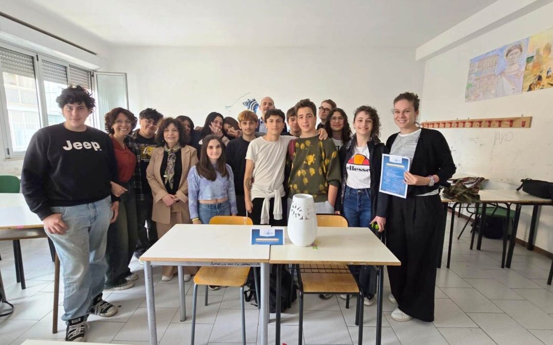 “Luce sulla tradizione”, il lavoro di 20 studenti dell’Orioli all’iniziativa della Cna “Artigiani in classe” davanti al ministro Valditara