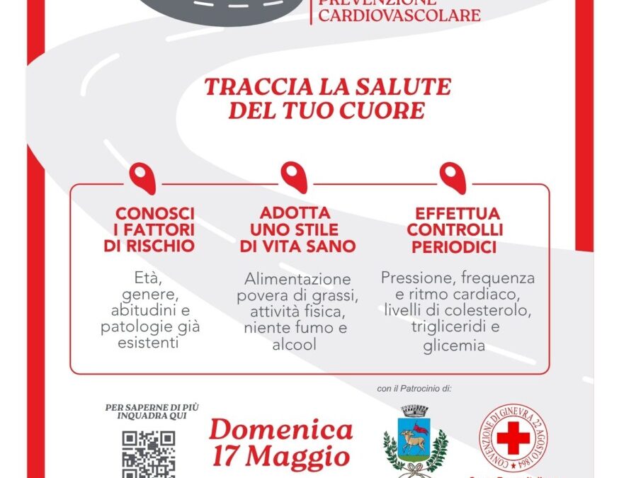 “Itinerari della Salute” in Piazza Aldo Moro a Cerveteri con Croce Rossa