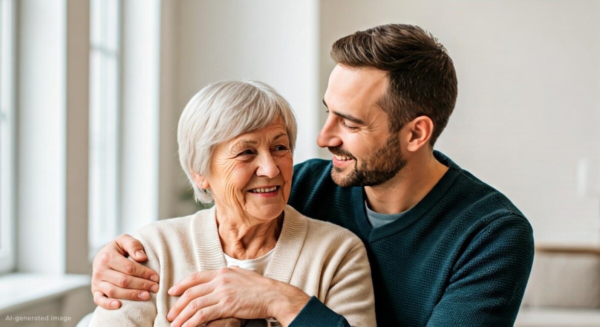 caregiver familiare immagine IA