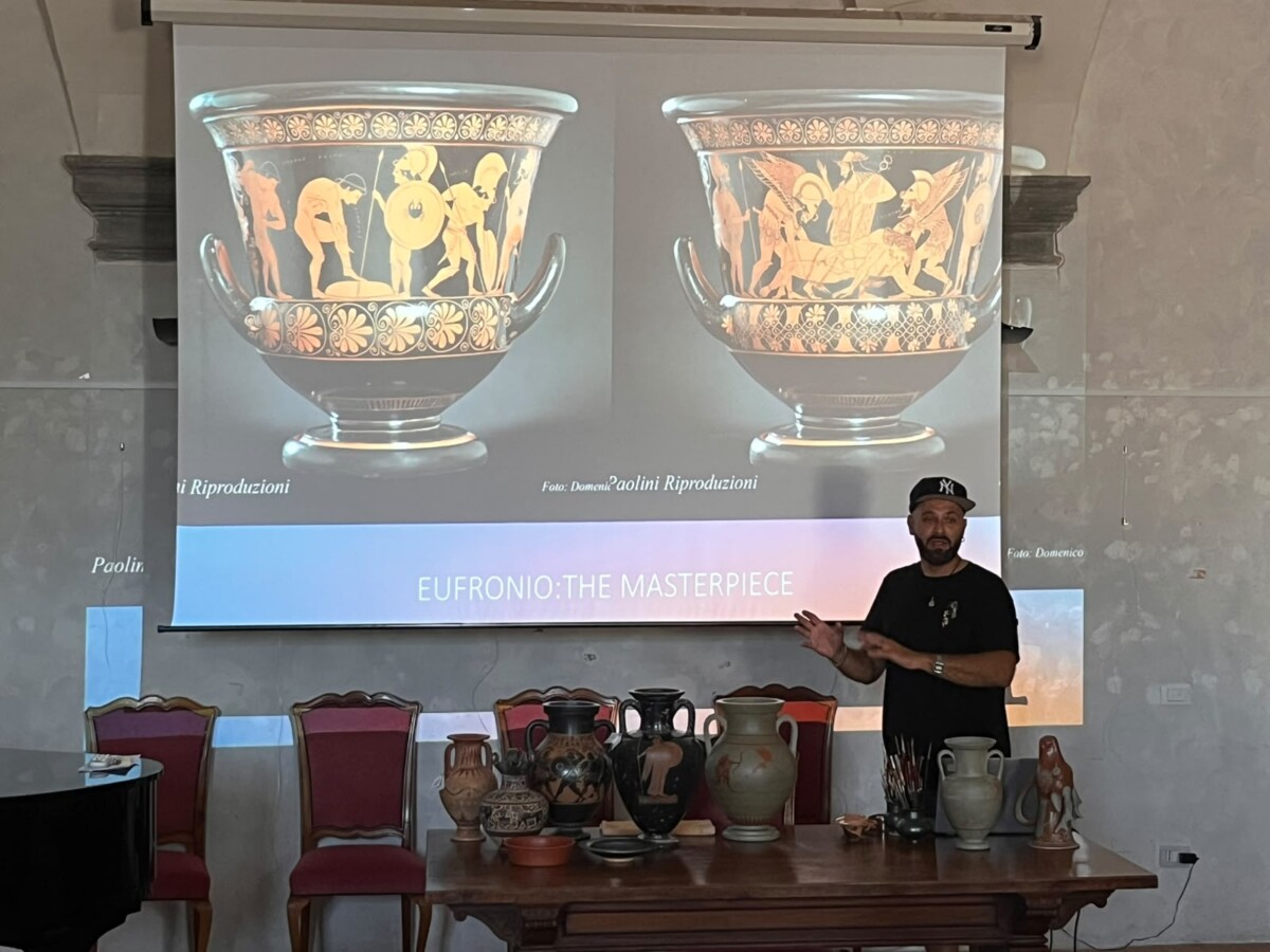 Dagli Stati Uniti a Cerveteri studenti della Brooklyn College in visita a Museo, Necropoli e Centro Storico con Roberto Paolini di Pithos