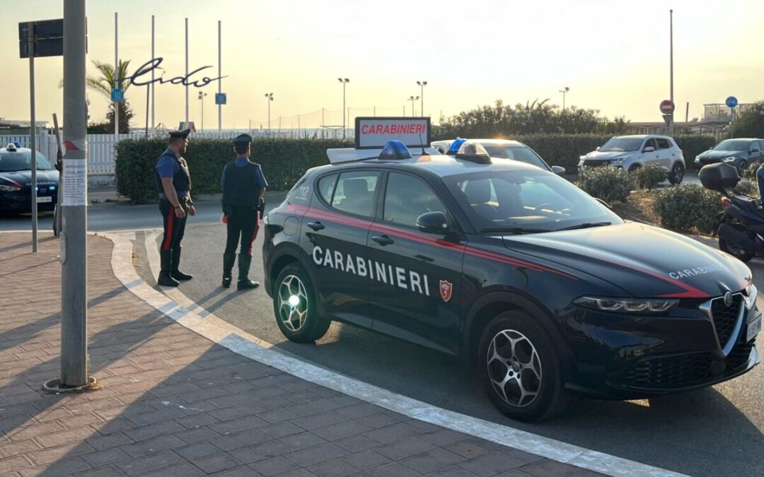 Malamovida e reati predatori, operazione dei Carabinieri a Fiumicino e Fregene