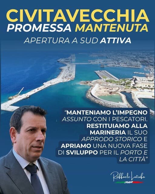 apertura bocca sud porto civitavecchia