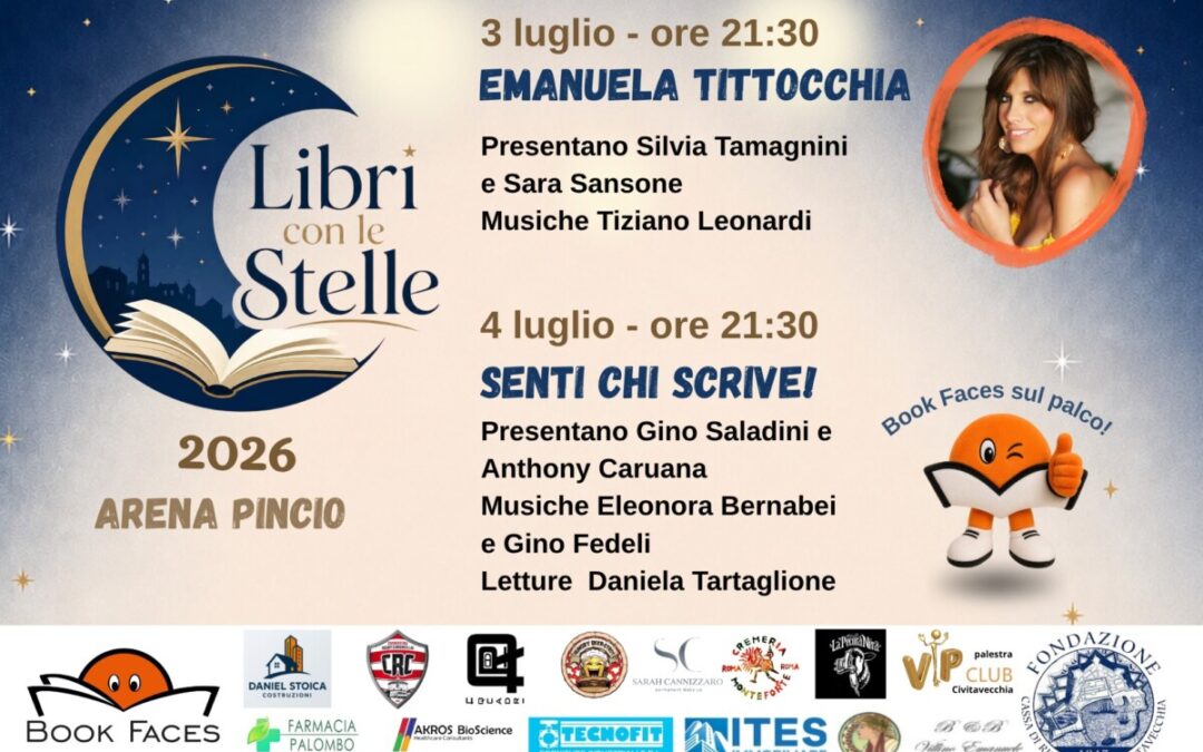 Civitavecchia, Book Faces presenta “Libri con le Stelle 2026”