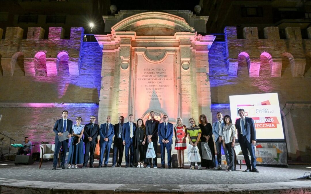 Campiello a Civitavecchia, i cinque autori finalisti della 64sima edizione alla Fontana del Vanvitelli