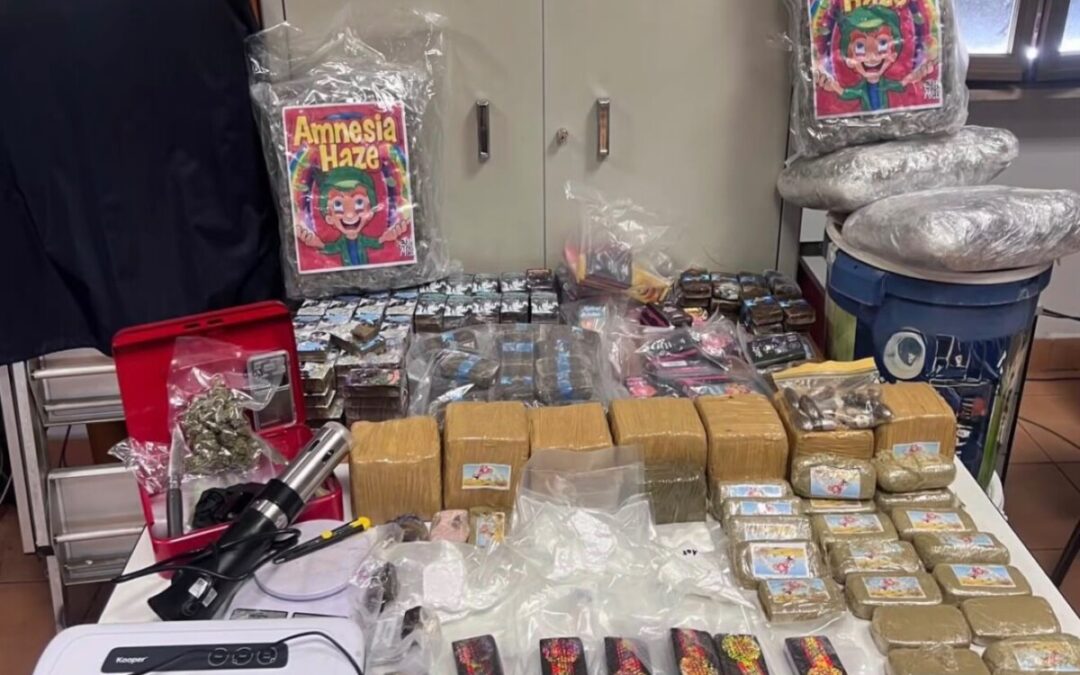 Affare di famiglia stupefacente a Campagnano scoperto dalla Polizia: sequestrati 42 kg di droga