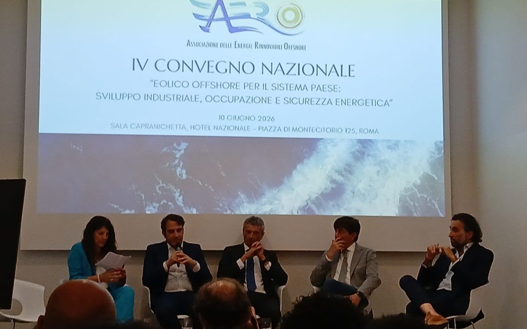 Eolico offshore, Civitavecchia al Convegno nazionale Aero: «La filiera industriale parta dai porti»