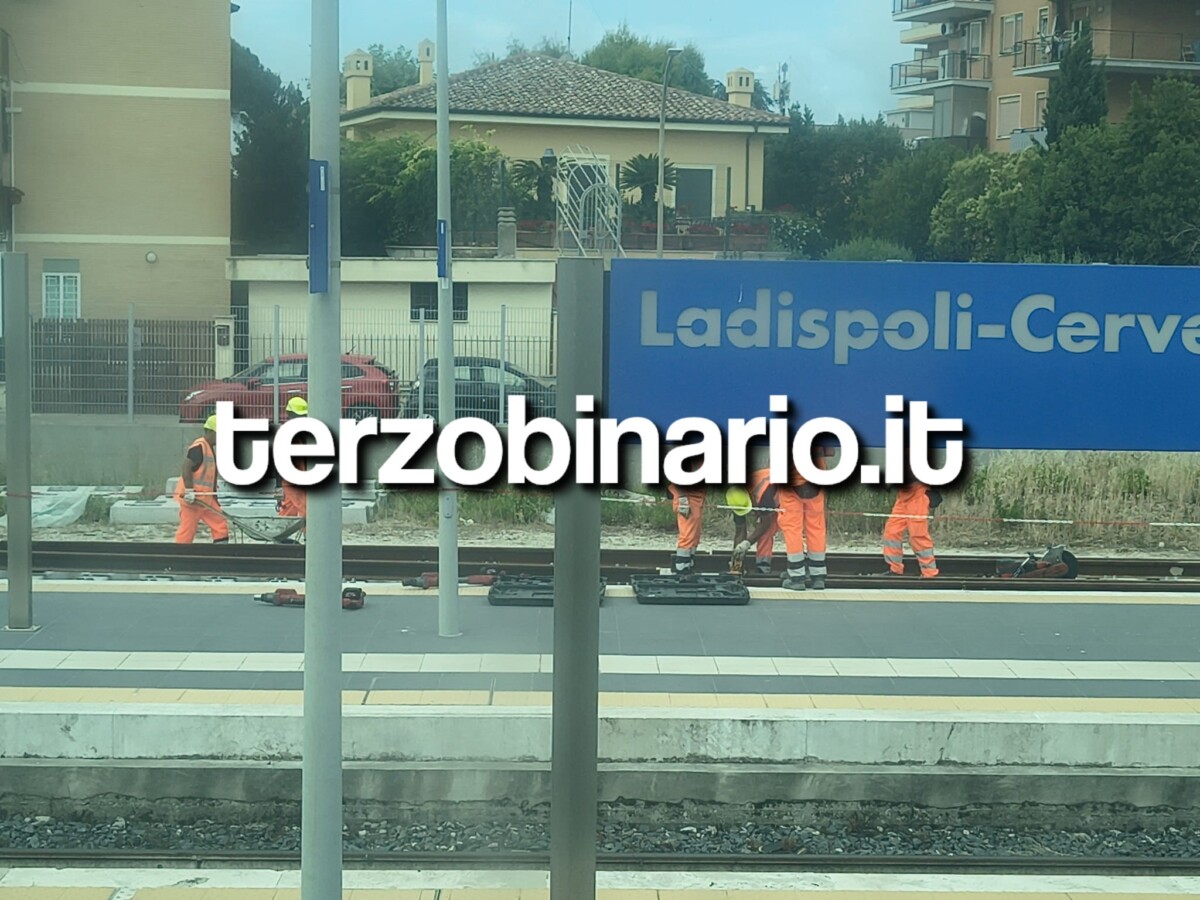 fl5 lavori operai ladispoli stazione