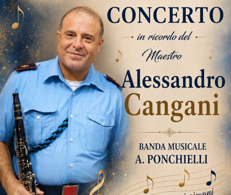 Il ricordo di Alessandro Cangani è un concerto della banda Ponchielli di Civitavecchia