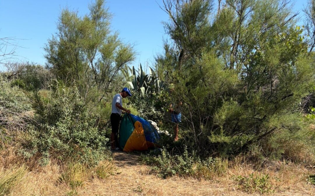 Sgomberato accampamento abusivo nell’area delle dune di Passoscuro