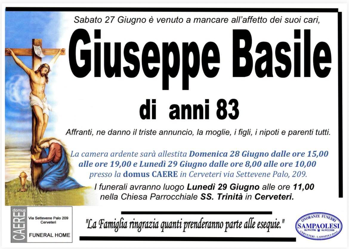 necrologio basile