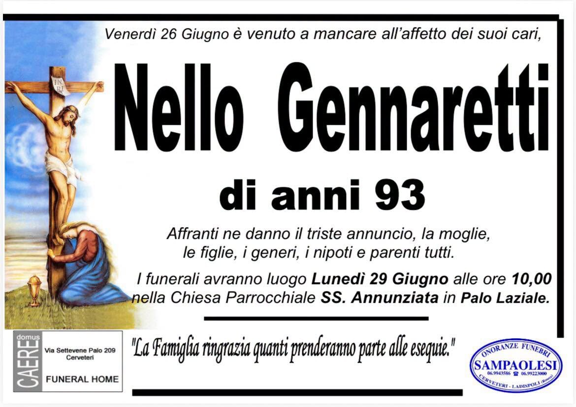 necrologio gennaretti