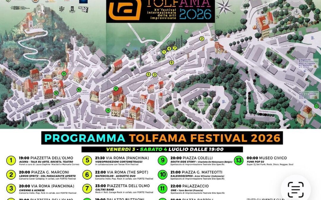 A  Tolfa 15 anni di improvvisazione: artisti internazionali in un grande laboratorio creativo diffuso