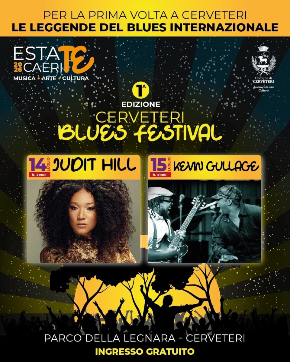 Al Parco della Legnara di Cerveteri la prima edizione del Blues Festival con ingresso gratuito Al Parco della Legnara di Cerveteri la prima edizione del Blues Festival con ingresso gratuito