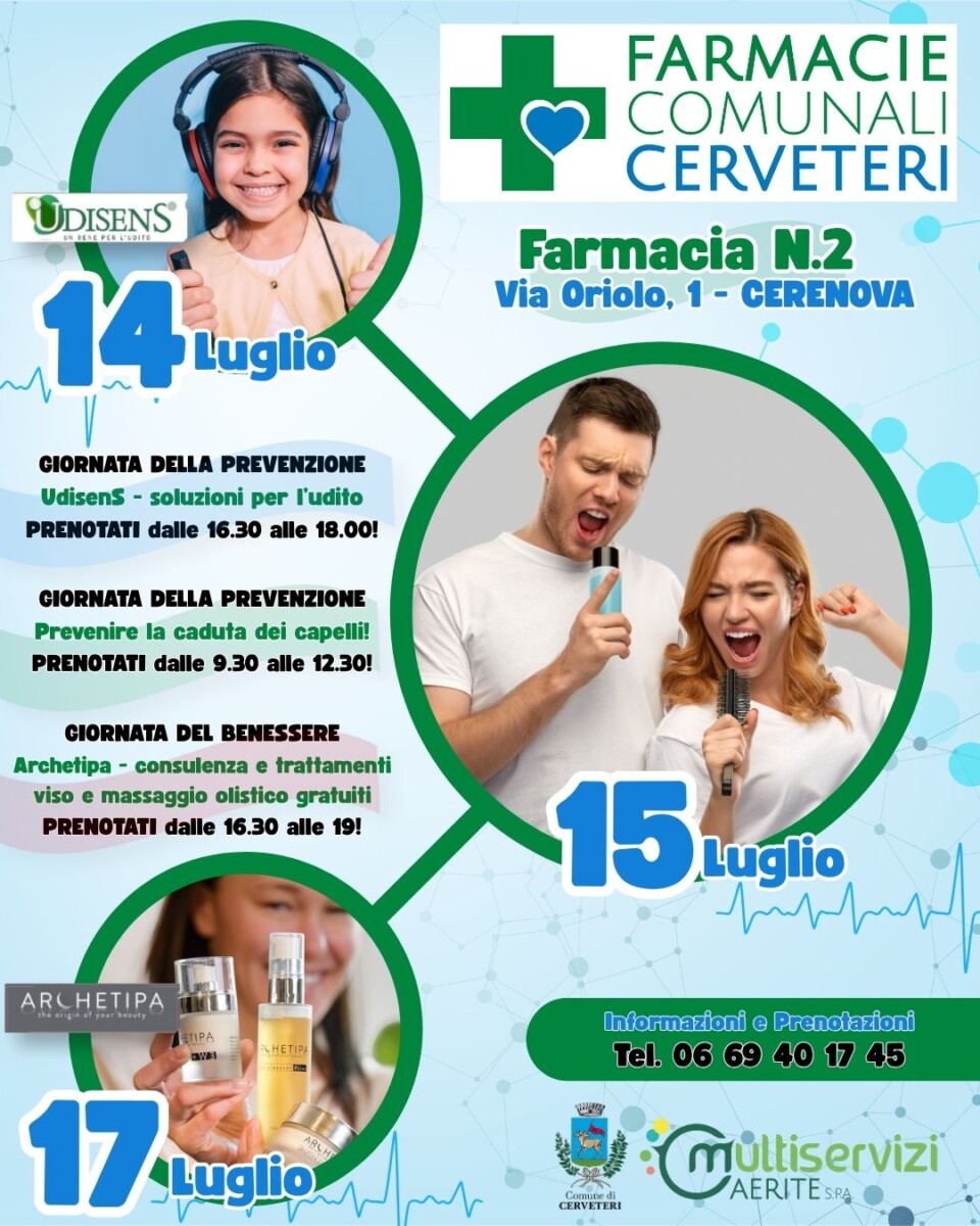 Farmacie Comunali Cerveteri _ Multiservizi Caerite_ promozioni 14 17 Luglio Farmacie Comunali Cerveteri _ Multiservizi Caerite_ promozioni 14 17 Luglio