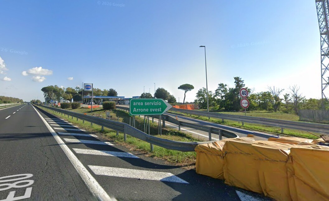 Chiudono una notte l’uscita Maccarese Fregene e l’area di servizio Arrone Ovest sulla A12