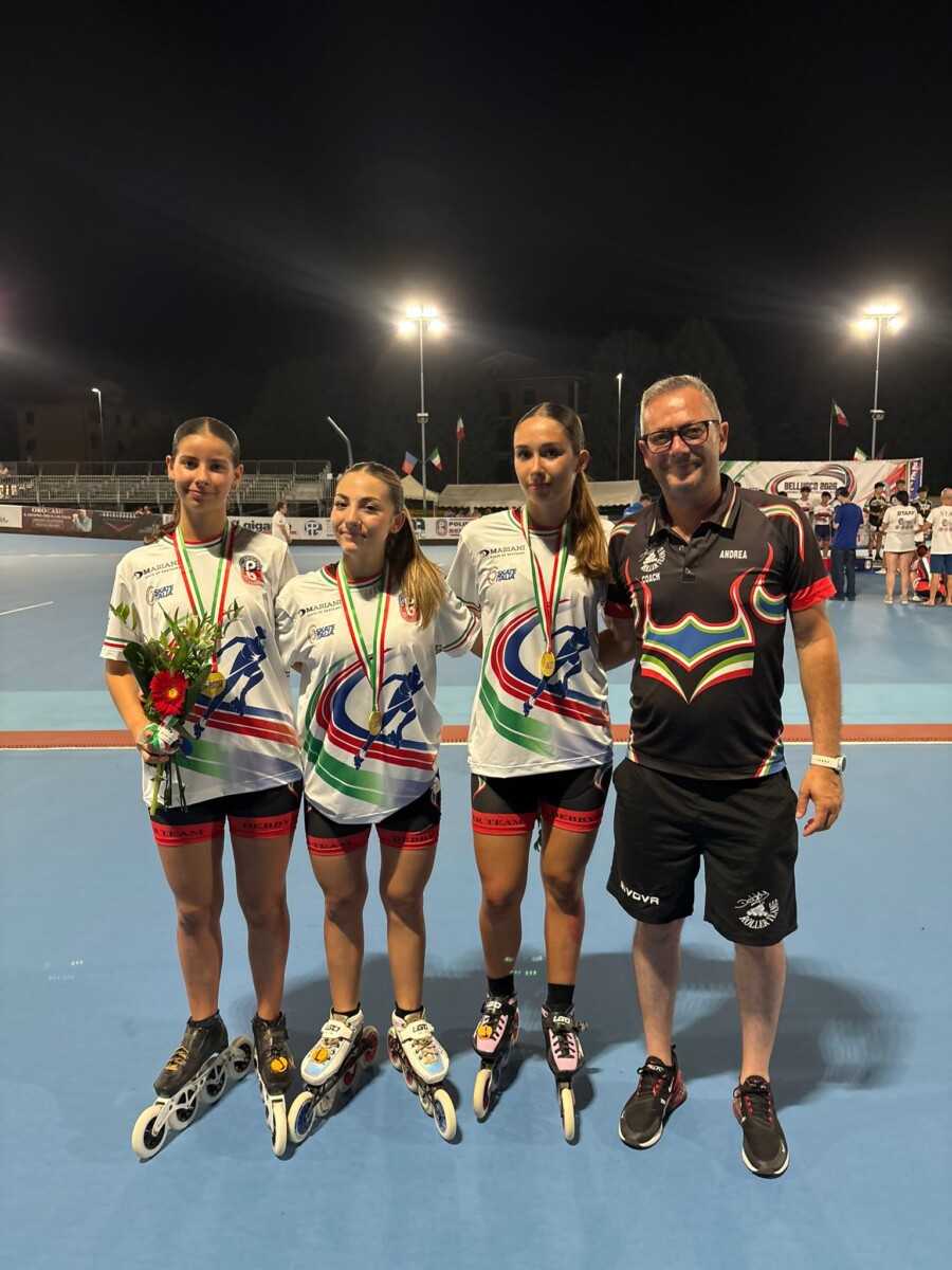 debbi roller team Staffetta Campionesse Italiane Allieve 2026 debbi roller team Staffetta Campionesse Italiane Allieve 2026