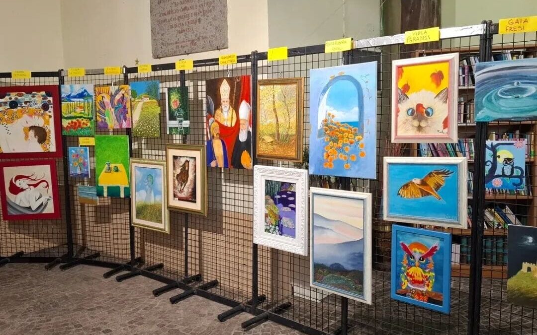 Arte a Tolfa, in mostra le opere degli allievi di Lucia Gari