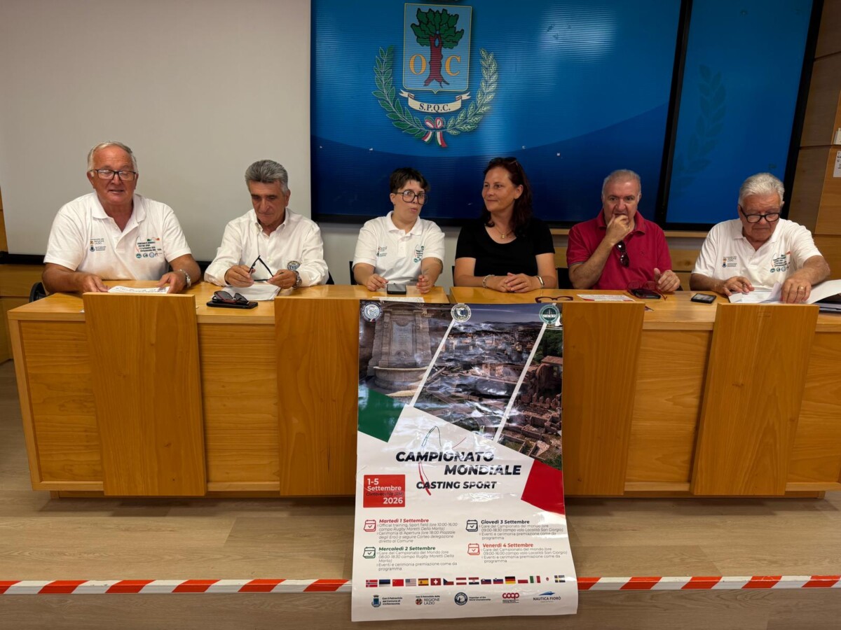 Mondiale di casting sport a Civitavecchia presentato al Pincio