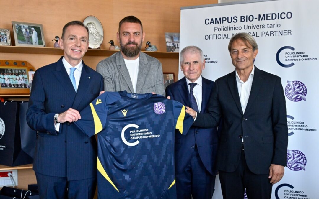 Accordo triennale fra Campus Biomedico e l’Ostiamare di Daniele e Alberto de Rossi