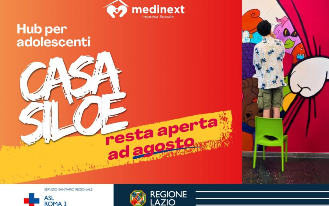 Salute mentale, Casa Siloe aperta anche ad agosto per adolescenti e famiglie della Asl Roma 3