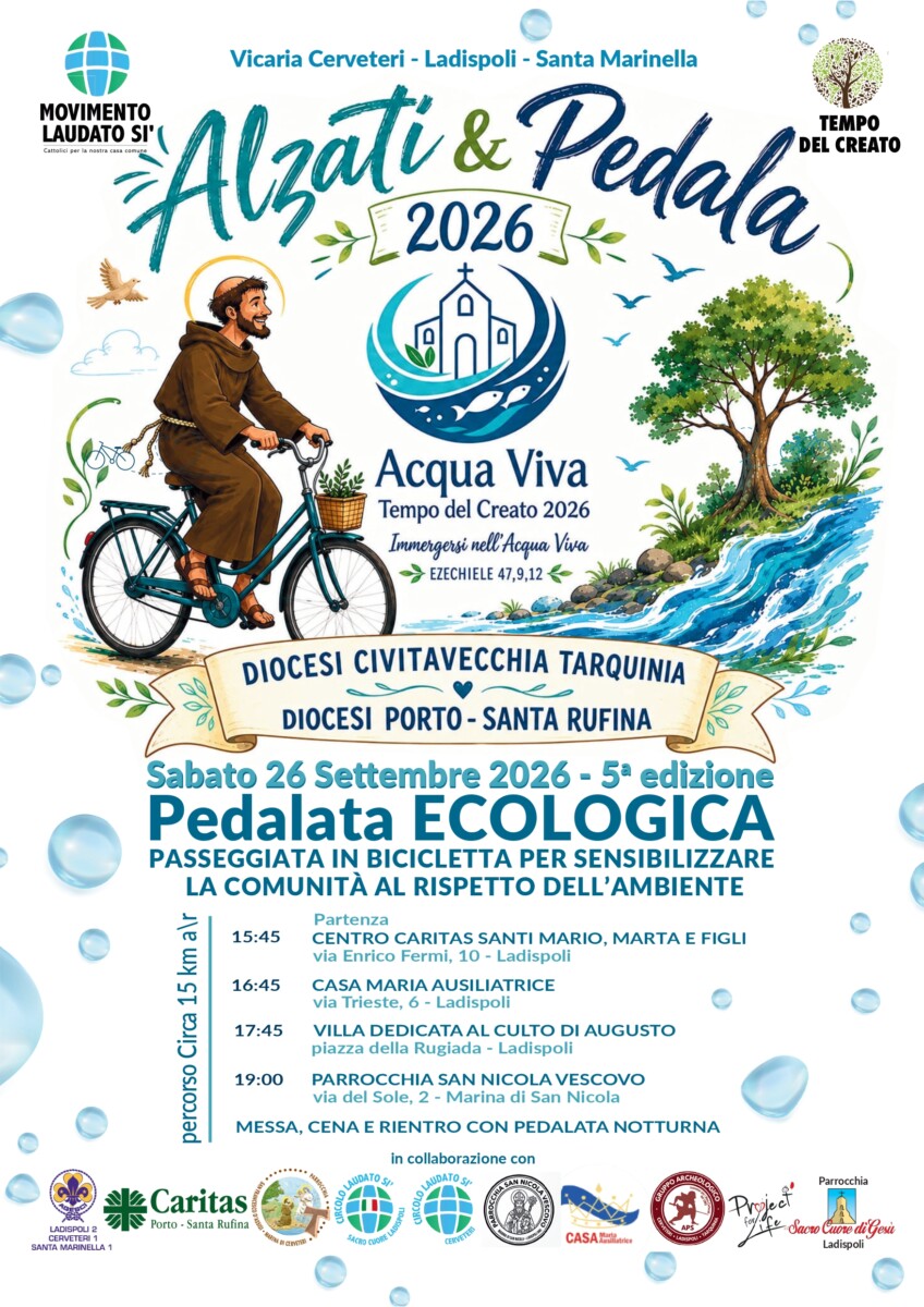 Quinta edizione di Alzati e Pedala sabato 26 a Ladispoli