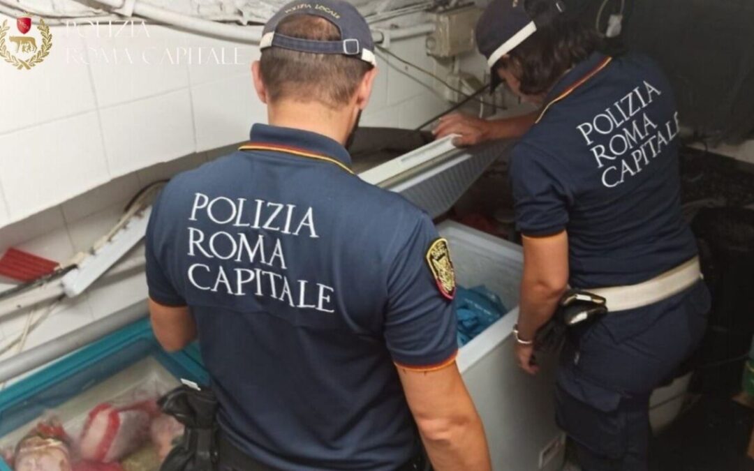 Irregolarità nella zona rossa, blitz di Roma Capitale: sequestrati oltre 60 chili di alimenti, bevande e centinaia di prodotti venduti illegalmente