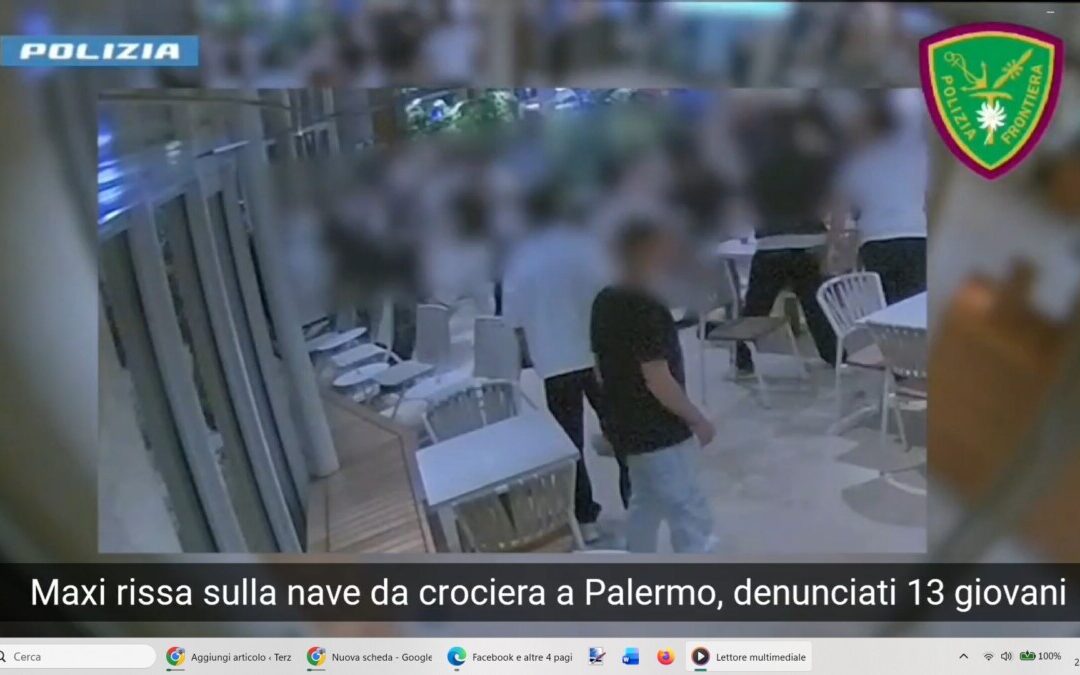 Rissa fra giovani sulla nave, coinvolto un gruppo di salentini imbarcatosi a Civitavecchia
