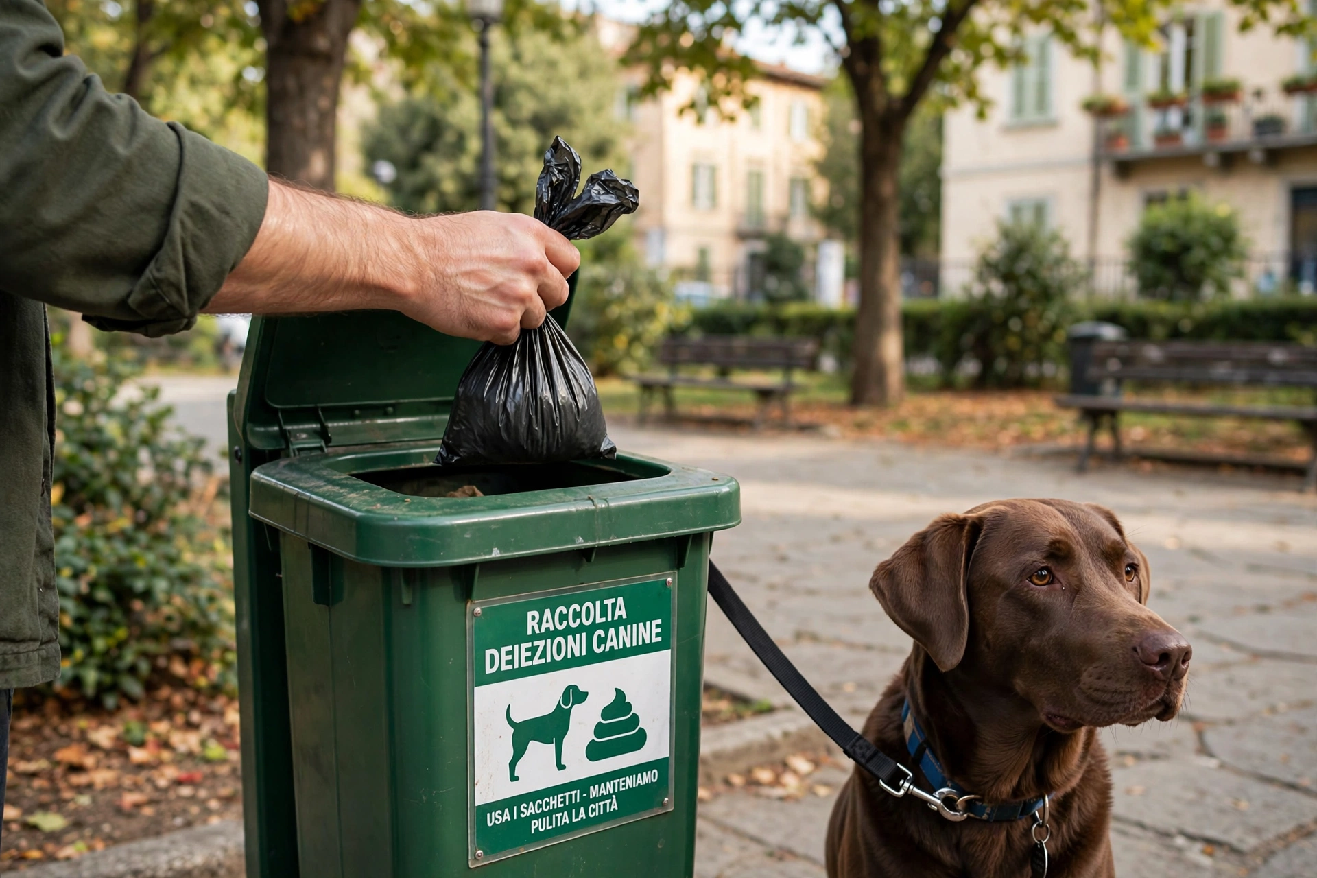 cestino deiezioni canine