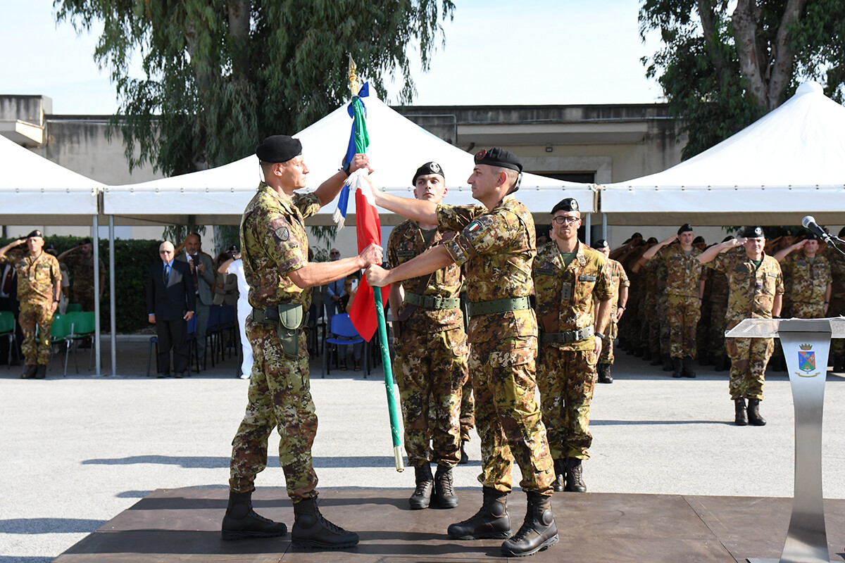 reggimento 11esimo trasmissioni Passaggio Bandiera di Guerra